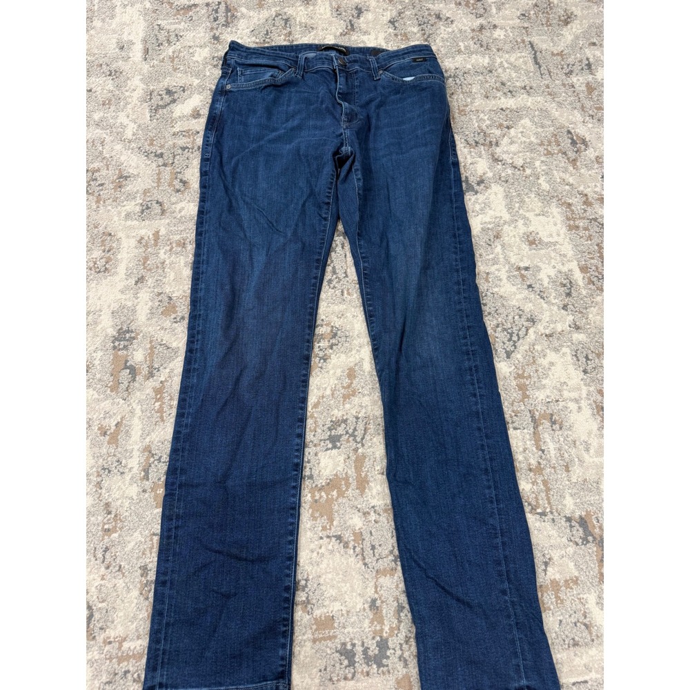 Mavi Jake Slim Leg Mens Jeans 34x34 Dark Wash Blue Tencel Blend M0042280085